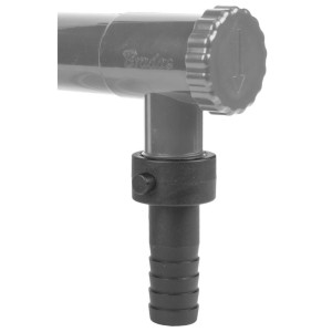 Zbieracz / łapacz wody deszczowej  z zaworem - 80mm SZARY