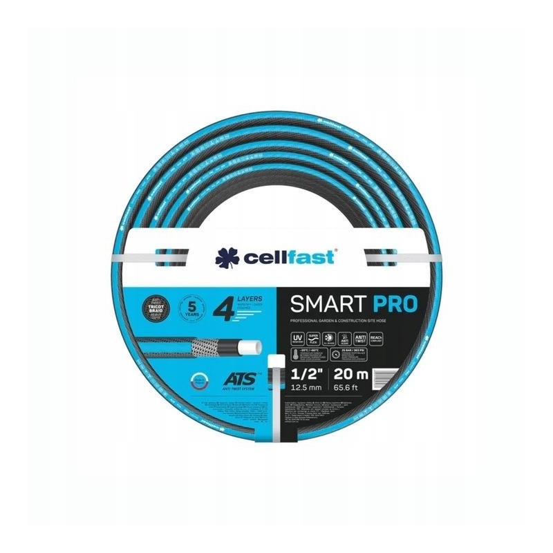 Wąż ogrodowy 4 warstwowy SMART PRO ATS    1/2" (12,5 mm) 30 mb