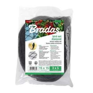 Tkana siatka ochronna Bird Net DIAMOND  20g/m2 15 x 15 mm, 3 x 5m