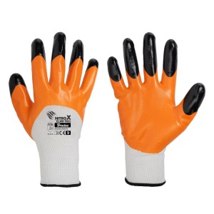 Rękawice ochronne NITROX CLAW FULL  nitryl rozmiar 8