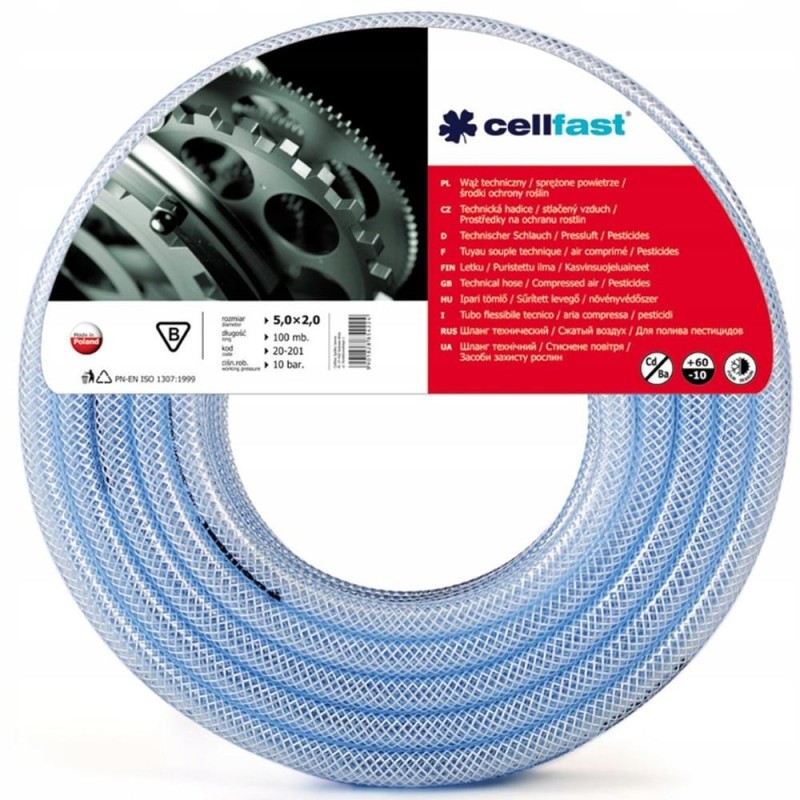 Wąż techniczny 12,5mm x 2,5mm 50mb