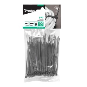 Taśma kablowa 2,5x150mm GRAY 100szt