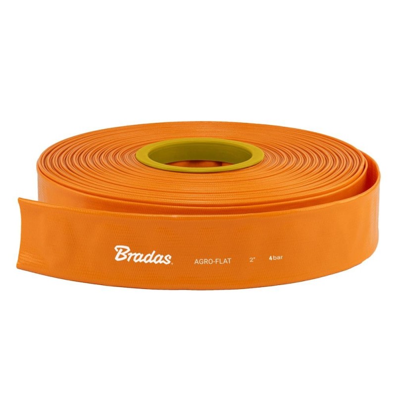 Wąż płaski AGRO-FLAT PE W.P.4 - 1 1/2" 50m ORANGE