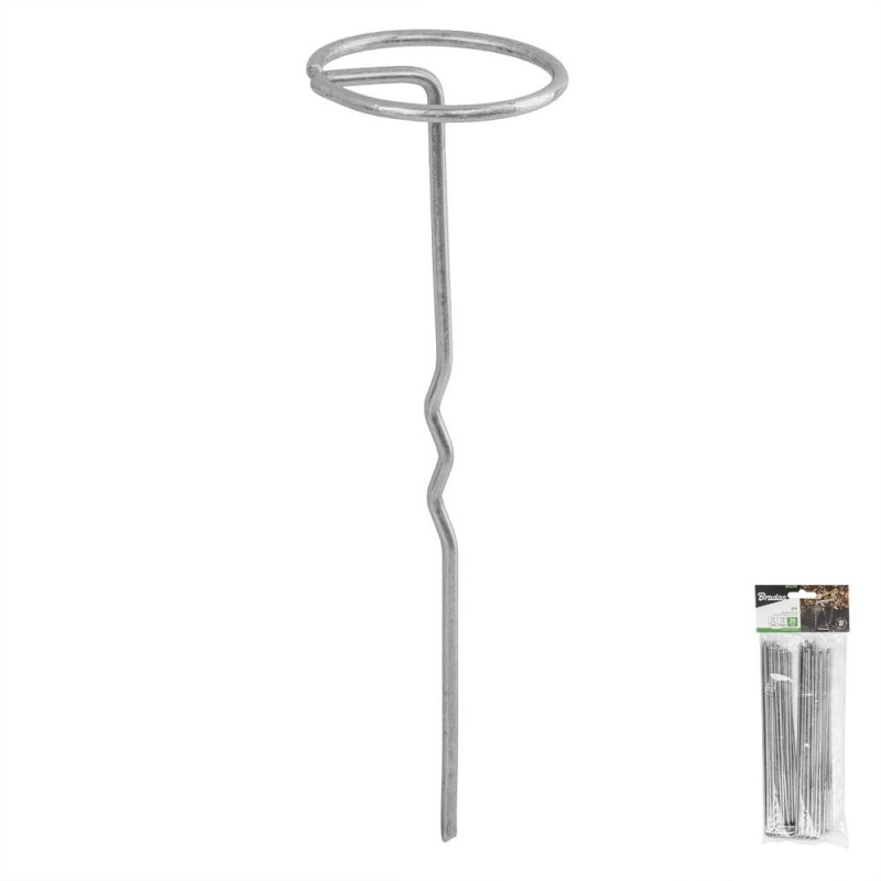 Szpilka metalowa galwanizowana w kształc ie "G" szer.6cm/wys.20cm /opk. 10szt.