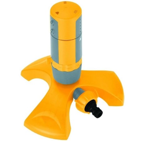 Zraszacz przekładniowy na podstawie. Trzy różne sposoby nawadniania dzięki przestawnym dyszom