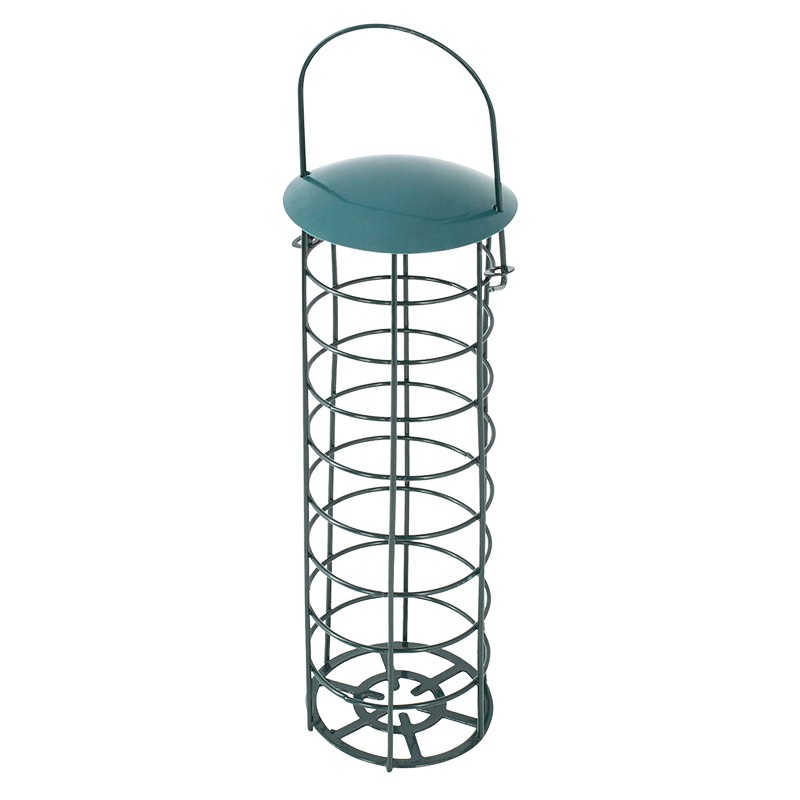 Karmnik na kule, metalowy z plastikową pokrywką, 7x25cm