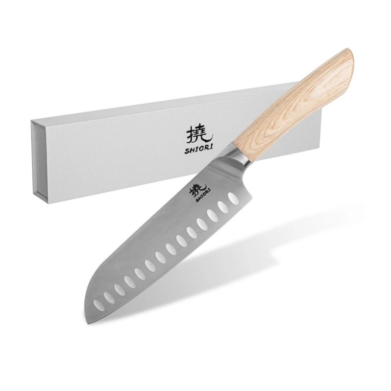 Shinogi Santoku - Uniwersalny, wielozadaniowy nóż szefa kuchni SHIORI