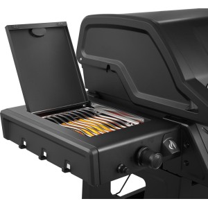 Nowość 2026! Grill gazowy Napoleon Phantom Freestyle PRO 425 DSIB z palnikiem bocznym Sizzle Zone, Czarny Mat