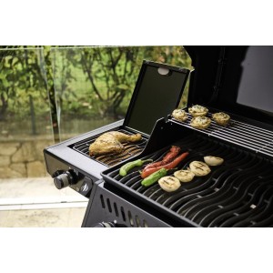 Nowość 2026! Grill gazowy Napoleon Freestyle PRO 365 DSIB z palnikiem bocznym Sizzle Zone, Czarny