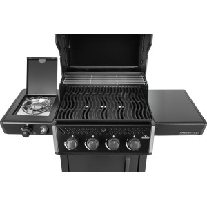 Nowość 2026! Grill gazowy Napoleon Freestyle 425 DSB z kuchenką boczną, Czarny