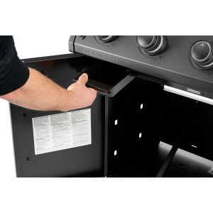 Grill gazowy Napoleon Phantom Rogue PRO Plancha 30, Czarny mat