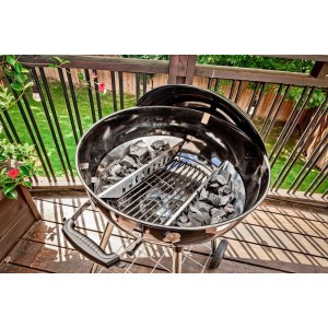 Nowość 2026! Grill węglowy Broil King Crown Kettle 57cm z pierścieniem kulinarnym