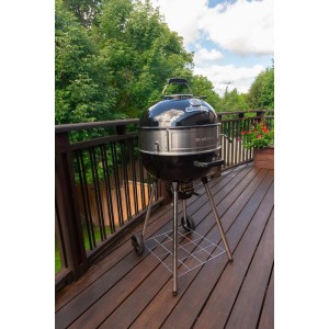 Nowość 2026! Grill węglowy Broil King Crown Kettle 57cm z pierścieniem kulinarnym