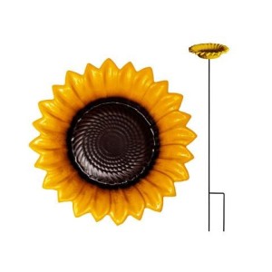 Poidło dla ptaków SŁONECZNIK 15x15x4.5cm, 7x71cm