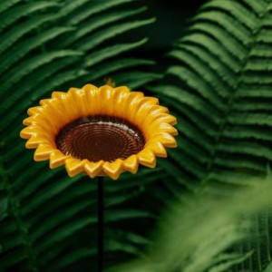 Poidło dla ptaków SŁONECZNIK 15x15x4.5cm, 7x71cm