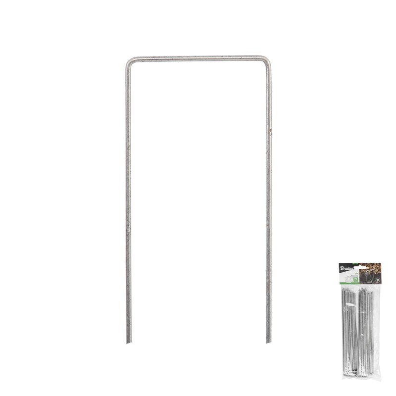 Szpilka metalowa galwanizowana w kształcie "U" szer. 7cm / wys.20cm