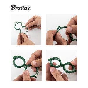 Klipsy do mocowania roślin 22mm  500 sztuk