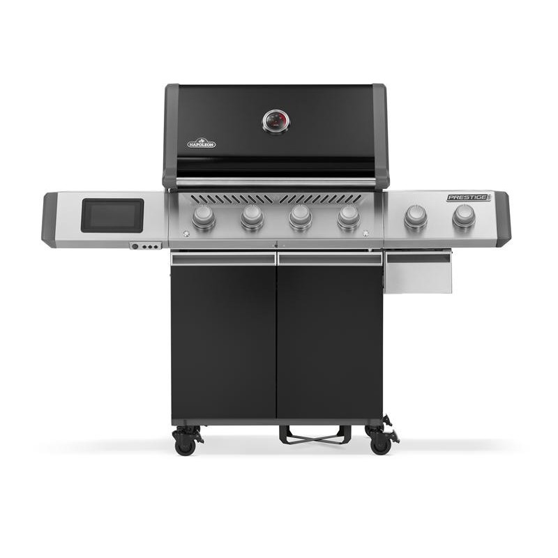 Nowość 2026! Grill gazowy Prestige PRO 500 RSIB z palnikiem rożna i palnikiem bocznym Sizzle Zone™, Czarny, WiFi