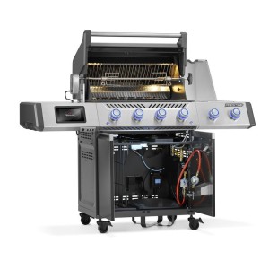 Nowość 2026! Grill gazowy Prestige PRO 500 RSIB z palnikiem rożna i palnikiem bocznym Sizzle Zone™, Czarny, WiFi