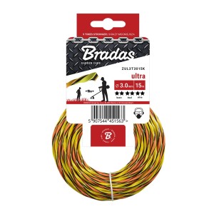 Żyłka ULTRA L3 twist, 1,6x15m Bradas