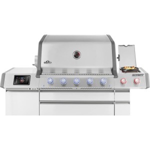 Nowość 2026! Grill gazowy Prestige PRO 665 RSIB z palnikiem rożna, palnikiem bocznym Sizzle Zone™ i wędzarnią, Czarny, WiFi