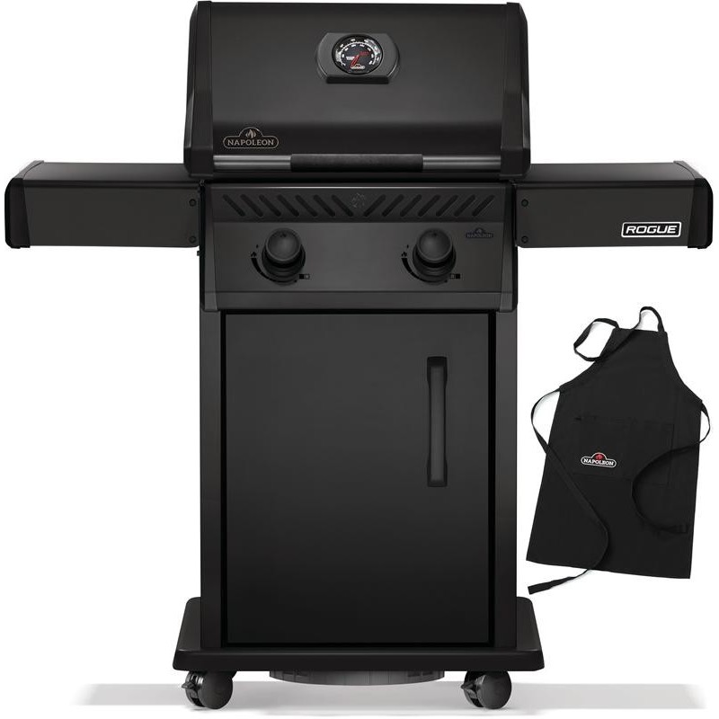 Nowość 2026! Grill gazowy Napoleon Rogue 365, Czarny Mat + Fartuch