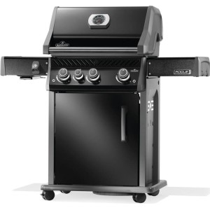 Grill gazowy Napoleon Rogue PRO 425 SIB z palnikiem bocznym Sizzle Zone, Czarny + Pakiet akcesoriów na 50-lecie