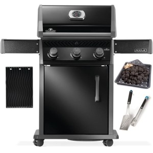 Grill gazowy Napoleon Rogue 425, Czarny + Pakiet akcesoriów na 50-lecie