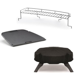 Grill gazowy Napoleon TravelQ PRO285, Czarny + Pakiet akcesoriów na 50-lecie