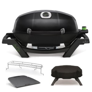 Grill elektryczny Napoleon TravelQ PRO285E, Czarny + Pakiet akcesoriów na 50-lecie