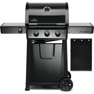 Grill gazowy Napoleon Legend 365, Czarny + Płyta żeliwna