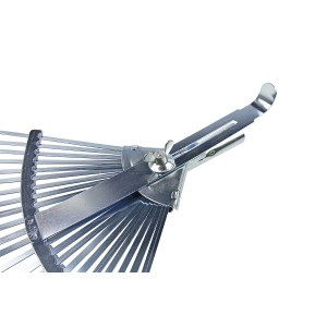 Miotło-grabie regulowane metalowe 22-zębne