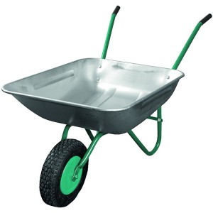 Taczka ogrodowa 80l z metalowym kołem