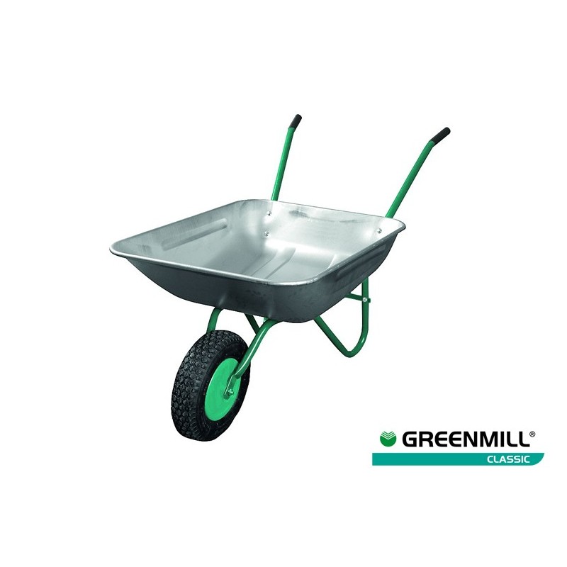 Taczka ogrodowa 80l z metalowym kołem