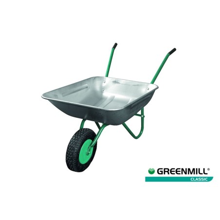 Taczka ogrodowa 80l z metalowym kołem