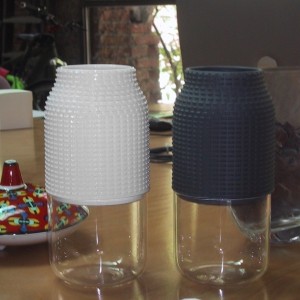 Wazon biały chapeaux pour vase 3