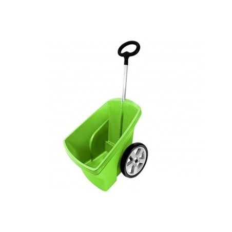 Wózek ogrodowy zielony 67L