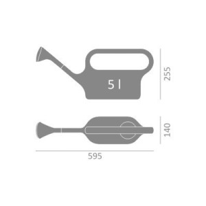 Konewka TRAPEZIUM 5L C3 Zieleń