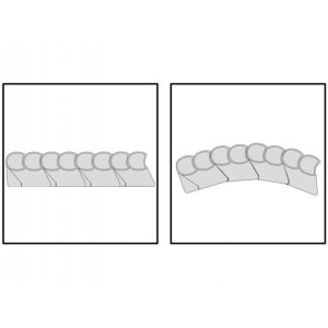 Palisada MIDI Plus Ciemny brąz