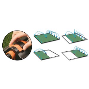 BLACK LINE Kompaktowy zraszacz oscylacyjny