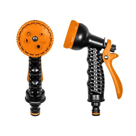 BLACK LINE Pistolet plastikowy do zraszania 6-funkcyjny