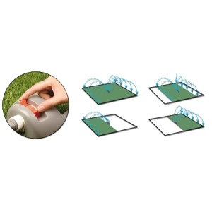 WHITE LINE Kompaktowy zraszacz oscylacyj