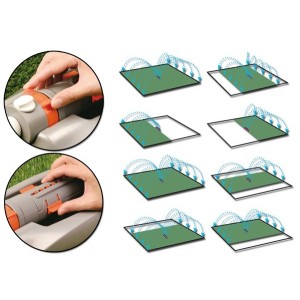 WHITE LINE Metalowy zraszacz oscylacyjny