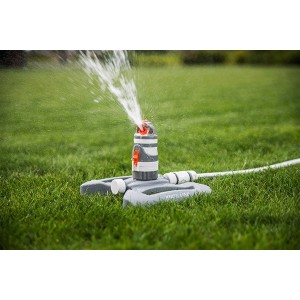 WHITE LINE Zraszacz obrotowy 2-funkcyjny na podstawie