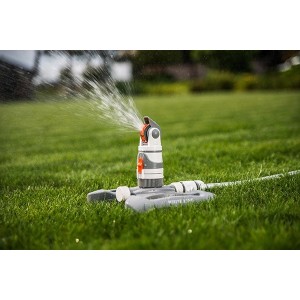 WHITE LINE Zraszacz obrotowy 4-funkcyjny na podstawie