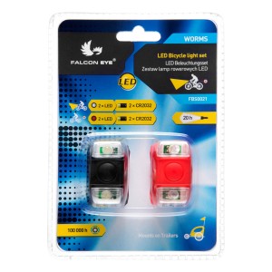 Zestaw lamp rower Falcon Eye WORMS