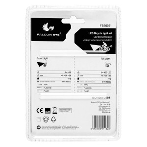 Zestaw lamp rower Falcon Eye WORMS