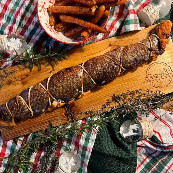 Świąteczna rolada z łososia