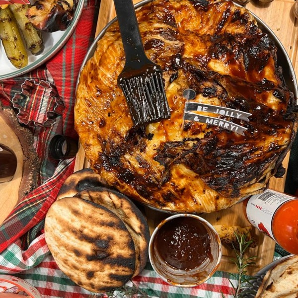 Świąteczna kapusta z grilla